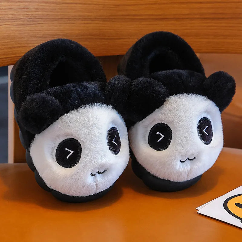 New Winter & Autumn Cartoon Kids' Cotton Slippers - Toddler & Big Kid Slippers, Cute Parent-Child Home Slippers