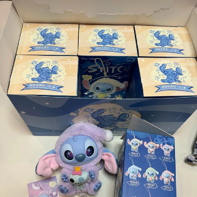 Stitch Eat Something Before Sleep Series Blind Box Toy Mystery Box Anime Figure Stitch Doll Pendant Ornaments Kid Christmas Gift