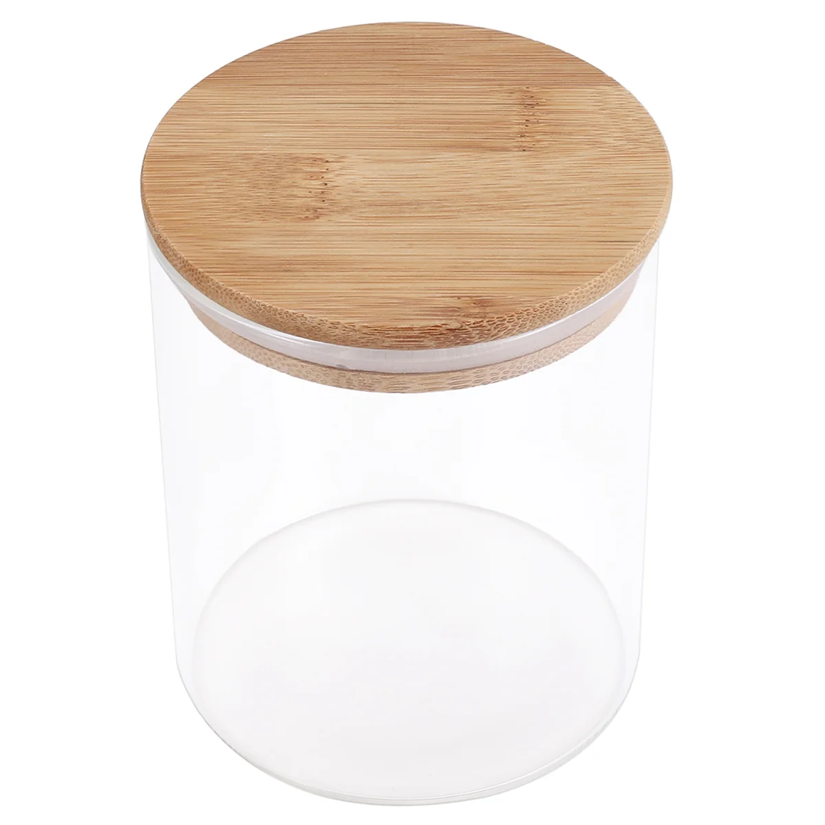 A11I Glass Food Storage Containers with Lids Large Glass Food Storage Jars for Coffee Bar Tea Sugar (27 FL OZ)