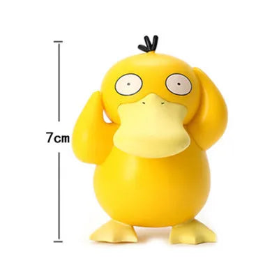 5-8cm Pokemon Anime Figure Pikachu Charmander Squirtle Bulbasaur Psyduck Cute Doll Pet Action Collect Model Kids Toy Gift