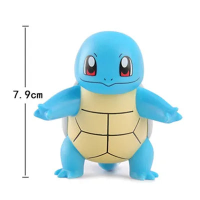 5-8cm Pokemon Anime Figure Pikachu Charmander Squirtle Bulbasaur Psyduck Cute Doll Pet Action Collect Model Kids Toy Gift