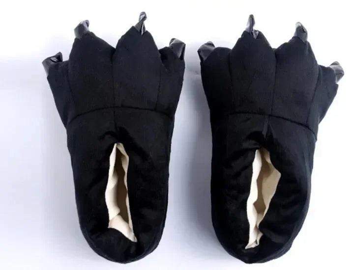 Blue Stitch Animal Paw Slippers For Boy Girl Unisex Kids Monster Claw Slippers Cartoon Soft Plush Warm Home Slippers Child Shoes