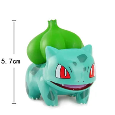 5-8cm Pokemon Anime Figure Pikachu Charmander Squirtle Bulbasaur Psyduck Cute Doll Pet Action Collect Model Kids Toy Gift