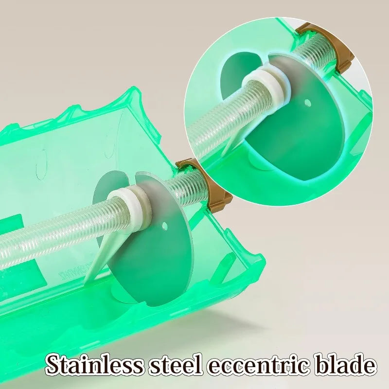 Commercial Hand Scallion Cutter Green Onion Chopper Shredder Slicer, Stainless Steel Blade, Make 3MM Chopped Scallions
