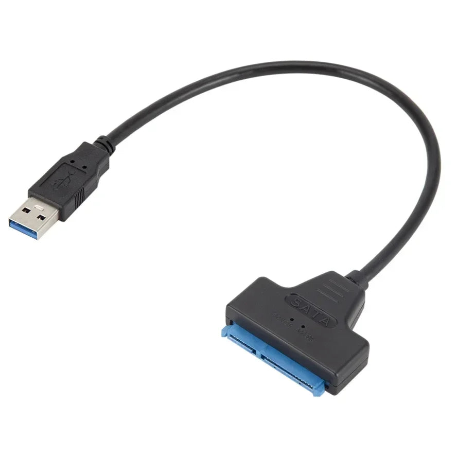 USB 3.0 / 2.0 To SATA Cable Adapter Extension Computer Cables Connectors Support 2.5 Inches External Ssd Hdd Hard Drive Adapter